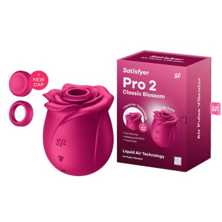 Вакуумно-волновой стимулятор Satisfyer Pro 2 Classic Blossom (имитация струи воды)